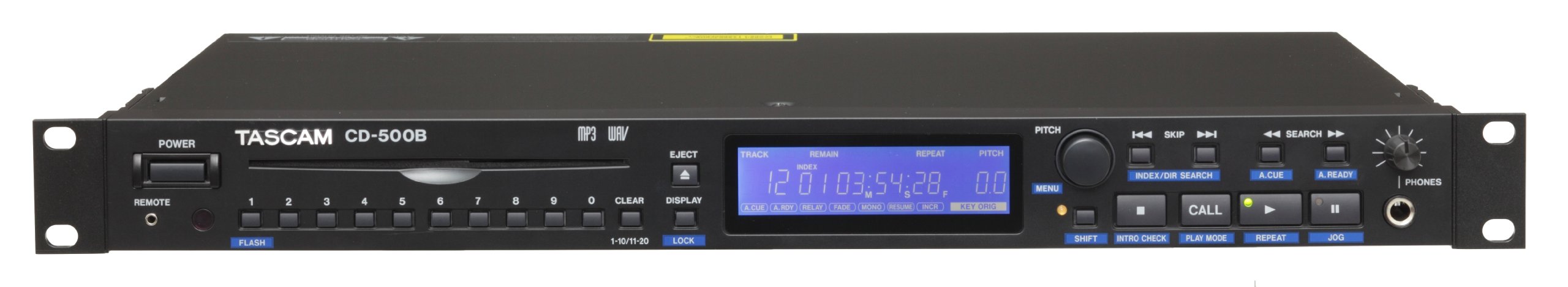 ◆優良中古品◆TASCAM CDプレーヤー 業務用1U CD-500B Amazon.co.jp: TASCAM CDプレーヤー 業務用1U CD-500B : 家電＆カメラ